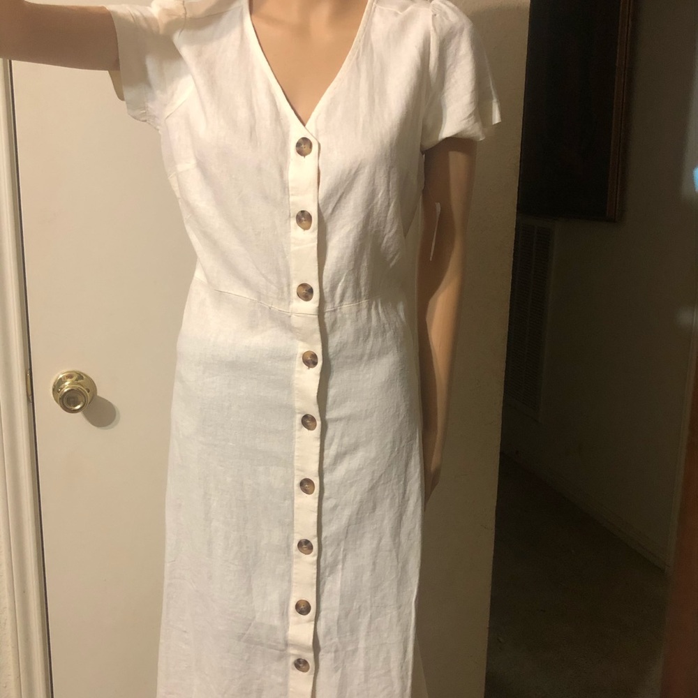 Old Navy Button-Front Midi Dress
